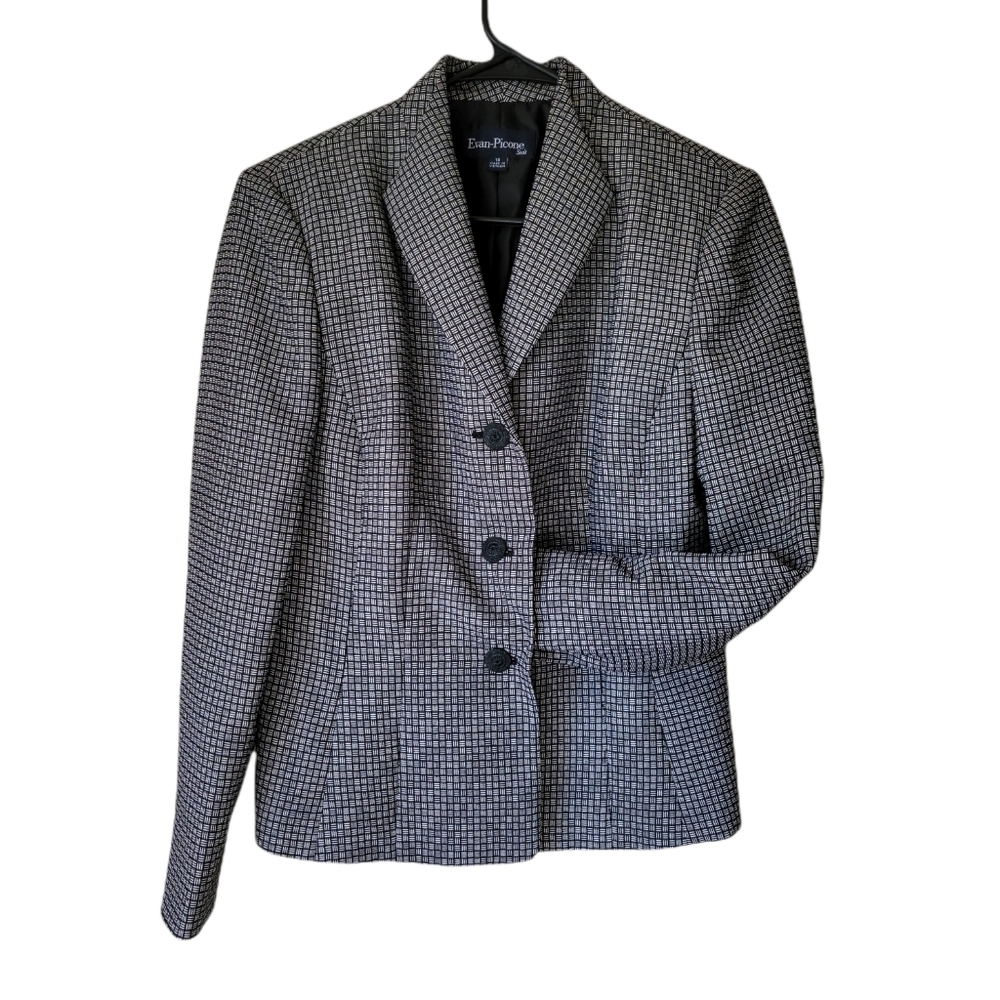EVAN -PICONE SUIT houndstooth women's blazer/jacket‎